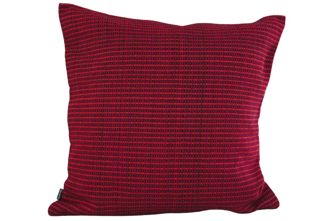 Gewebtes Kissen ABILITY (rot, pink, orange)