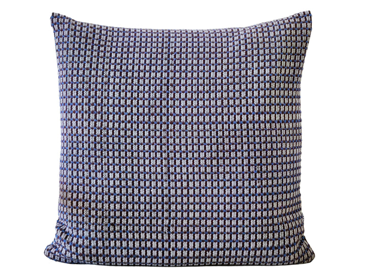 Gewebtes Kissen ABILITY (himmelblau, kaffeebraun, beige)