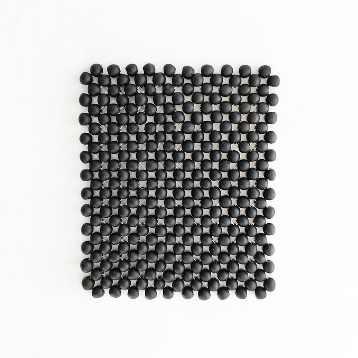 Tischmatte Glas Nunana (schwarz)