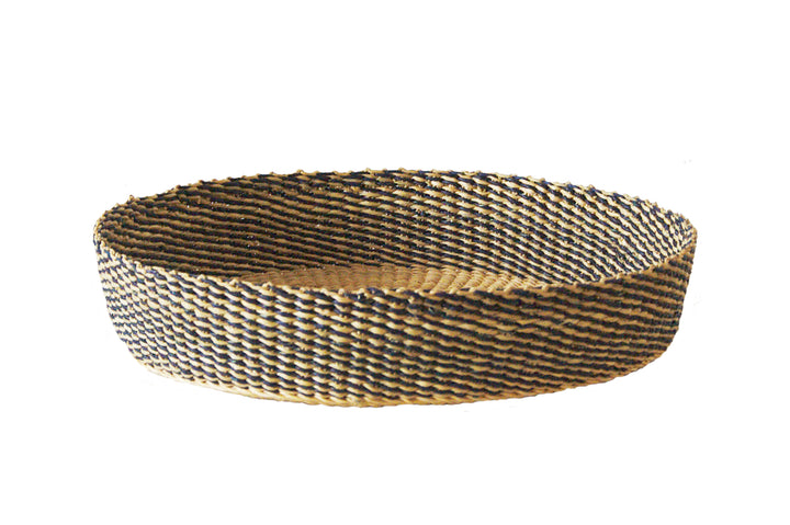 Korb Venyo niedrig (blau, natur)