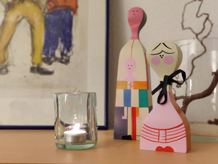 Teelichtglas mundgeblasen