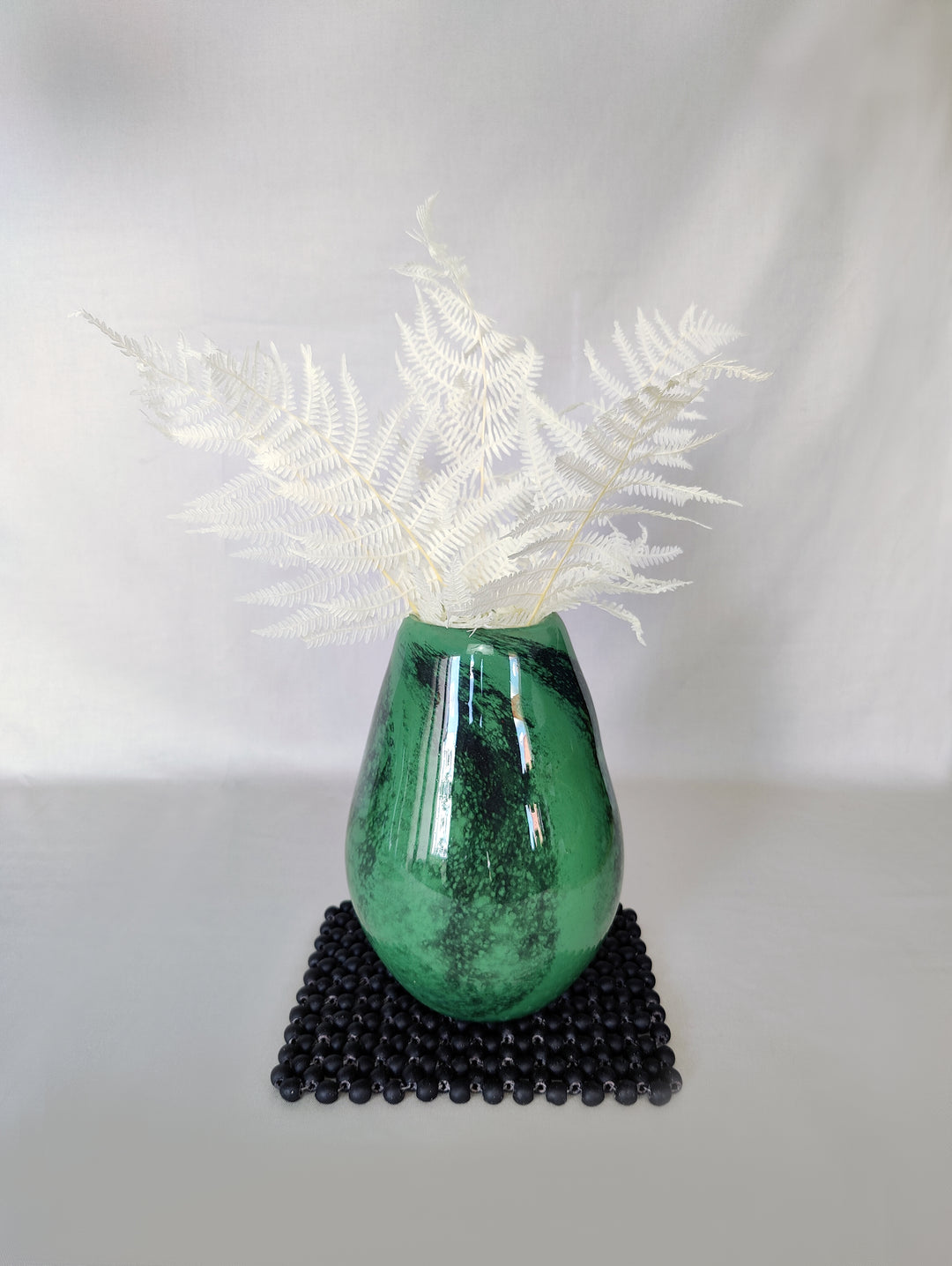 Tischmatte Glas Nunana (schwarz)