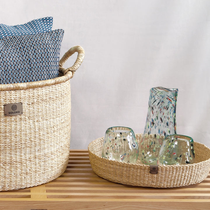 Korb Venyo niedrig (natur)