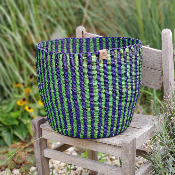 Aufbewahrungskorb Nuna (grün, dunkelblau)