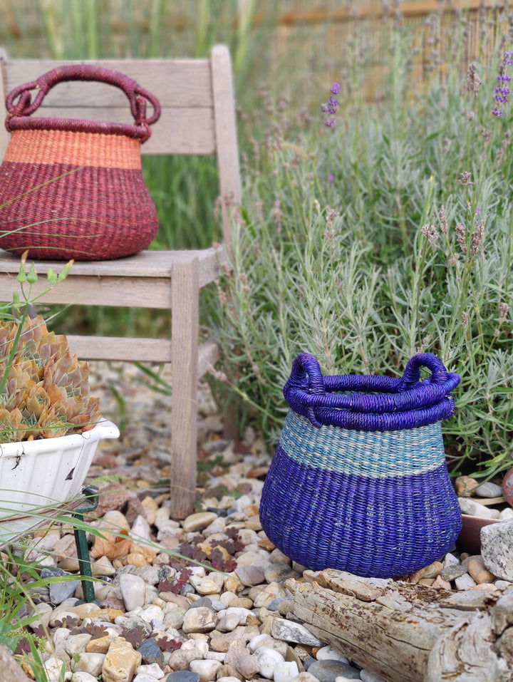 Korb Lololi (hellblau, dunkelblau)