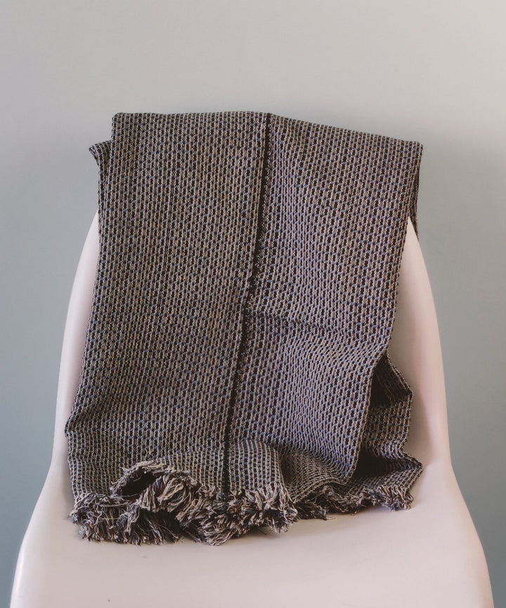 Gewebte Decke ABILITY (beige, braun, hellblau)