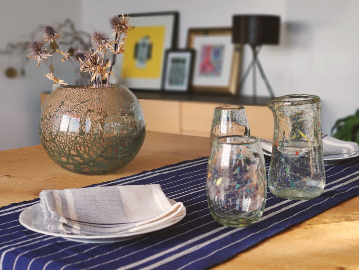 Trinkglas mundgeblasen "Oval"