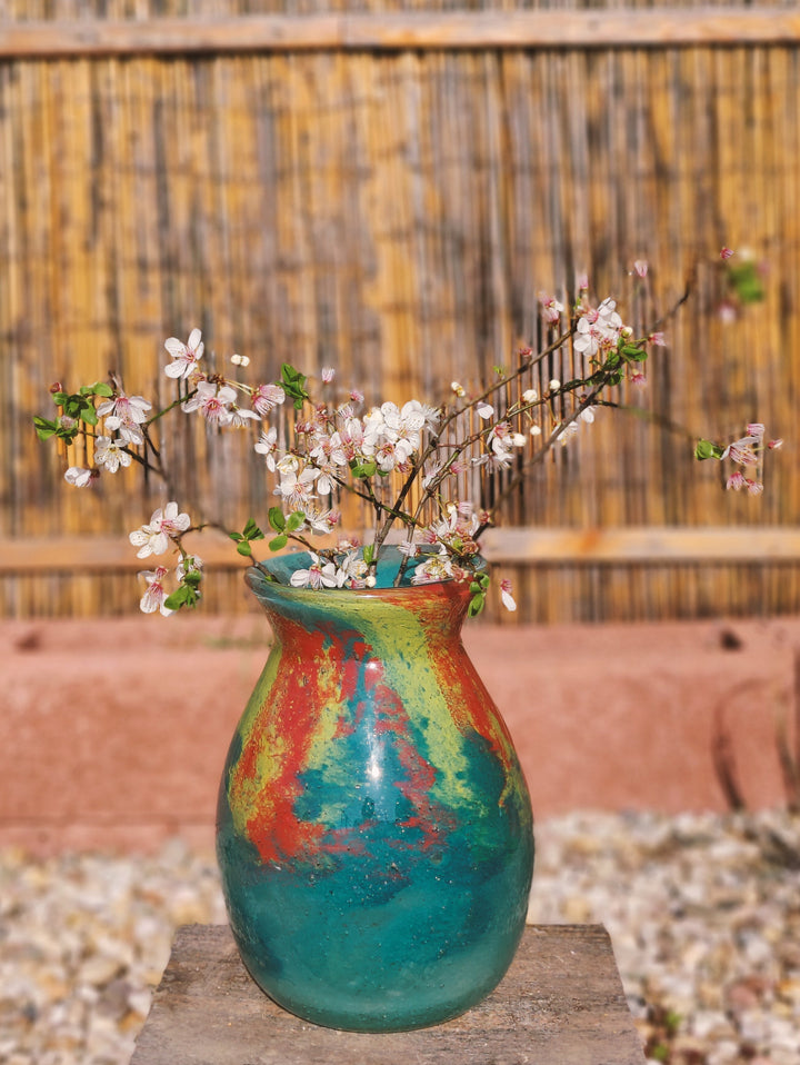Vase Tulip (blau, rot, gelb)