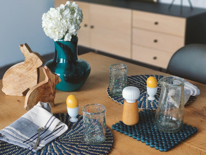 Trinkglas mundgeblasen "Linear"