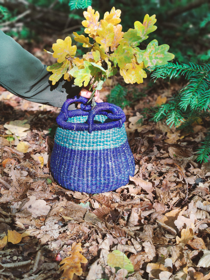 Korb Lololi (hellblau, dunkelblau)