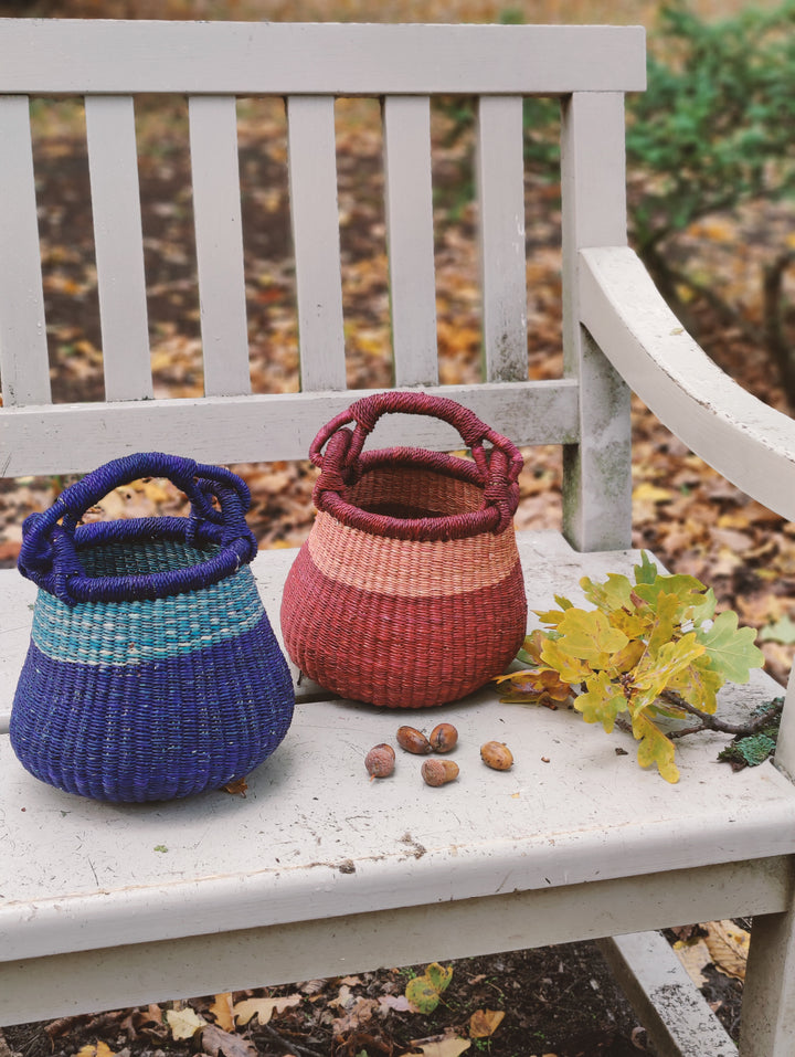 Korb Lololi (hellblau, dunkelblau)