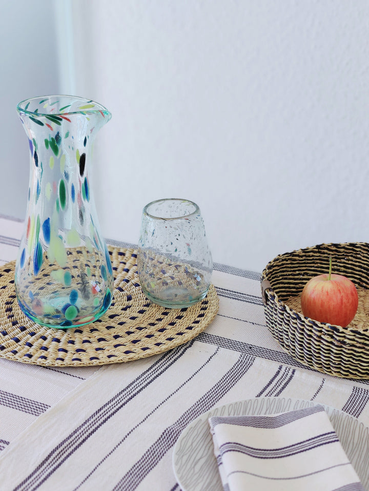 Trinkglas mundgeblasen "Oval"