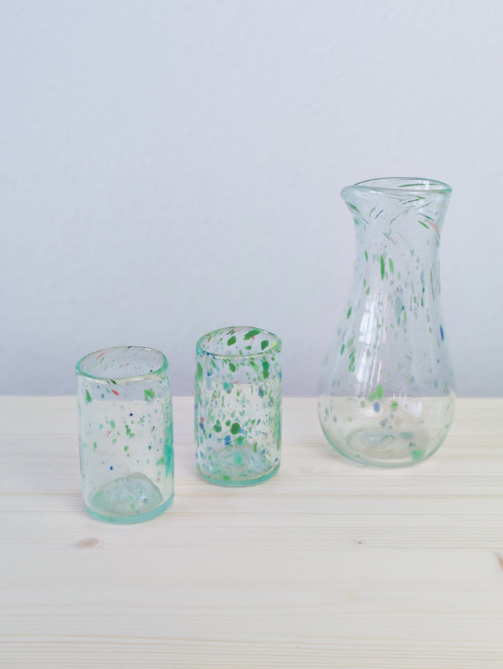 Trinkglas mundgeblasen "Linear"