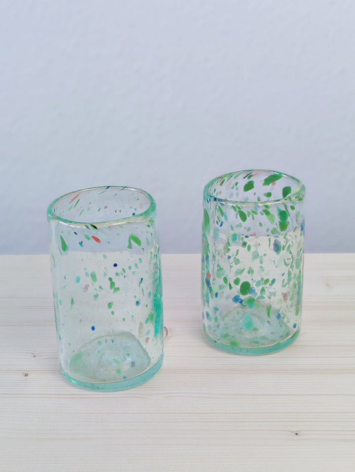 Trinkglas mundgeblasen "Linear"