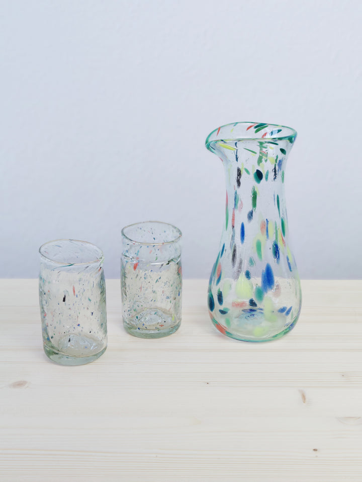 Trinkglas mundgeblasen "Linear"