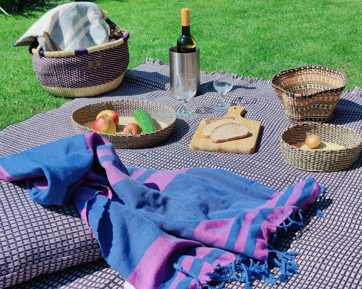 Handgewebtes Strandtuch Baumwolle