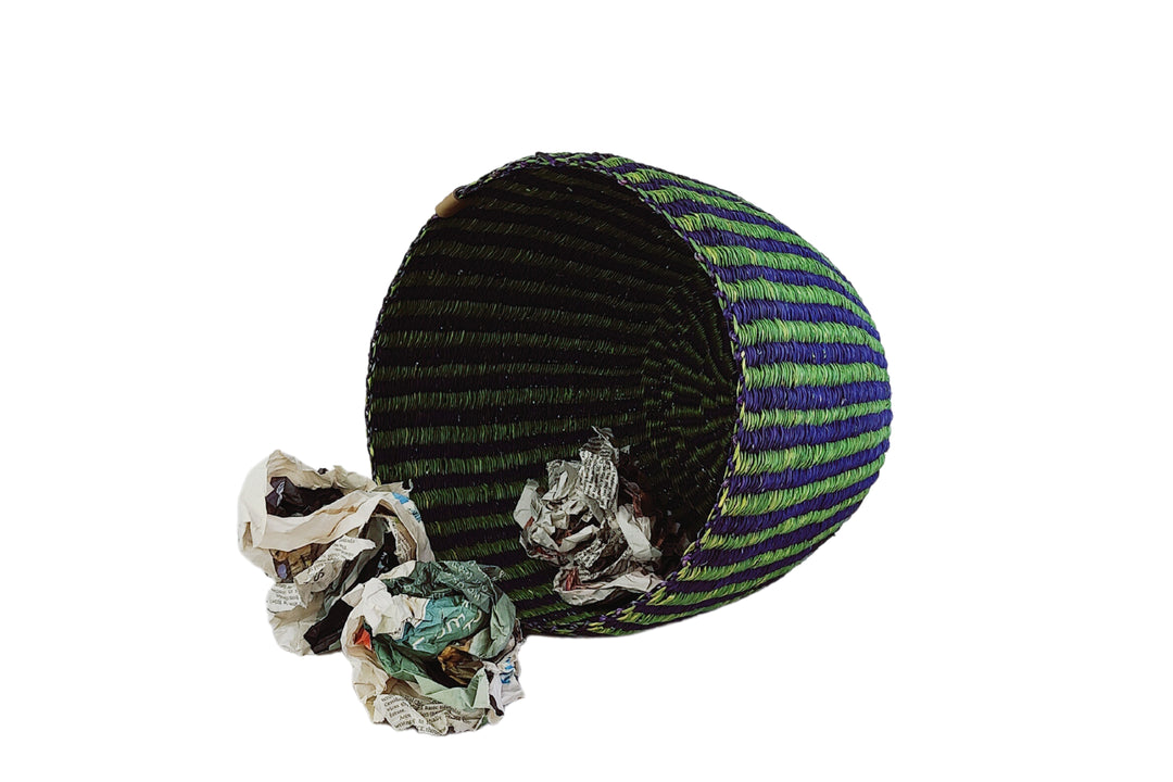 Aufbewahrungskorb Nuna (grün, dunkelblau)