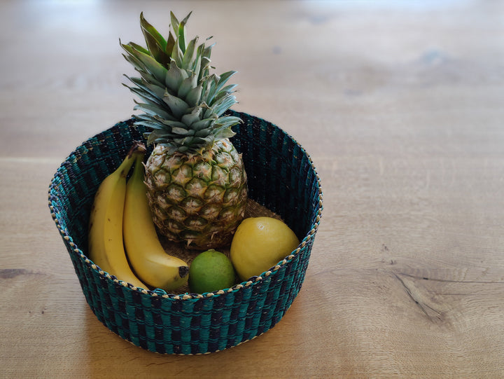 Korb Venyo hoch (blau, türkis)