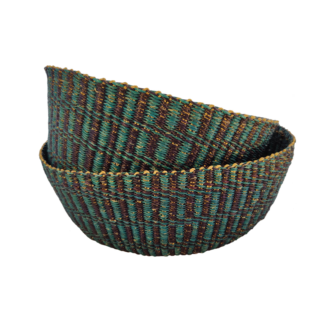 Korb Venyo hoch (blau, türkis)