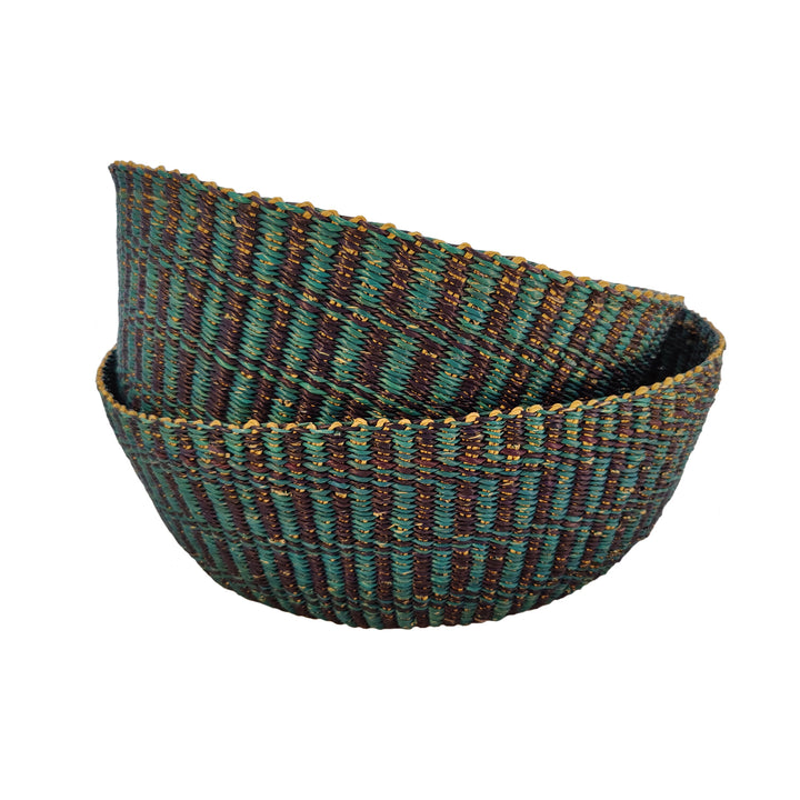 Korb Venyo hoch (blau, türkis)