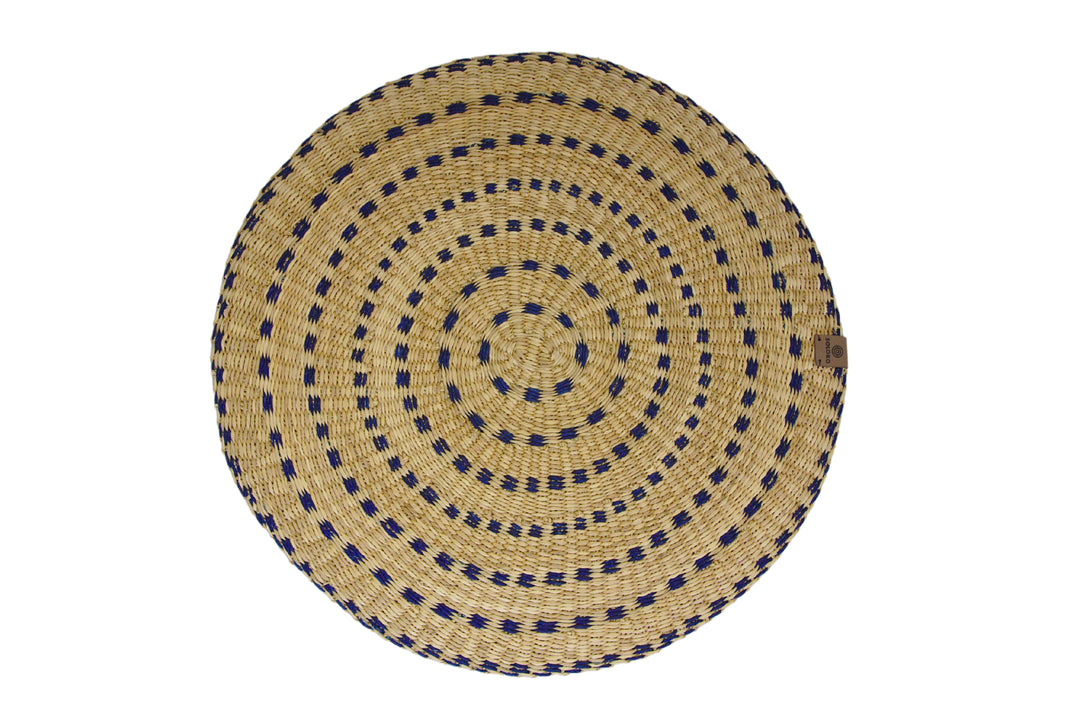 Tischset Gras "Klenami" (natur, blau kariert)