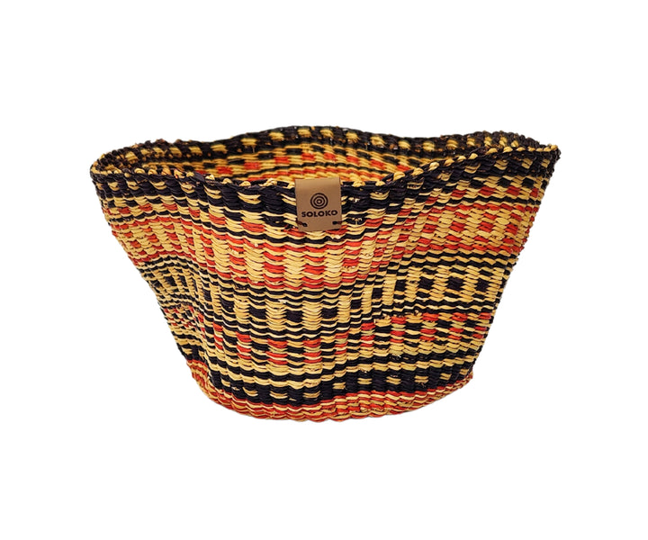 Aufbewahrungskorb Sitso klein (braun, orange)