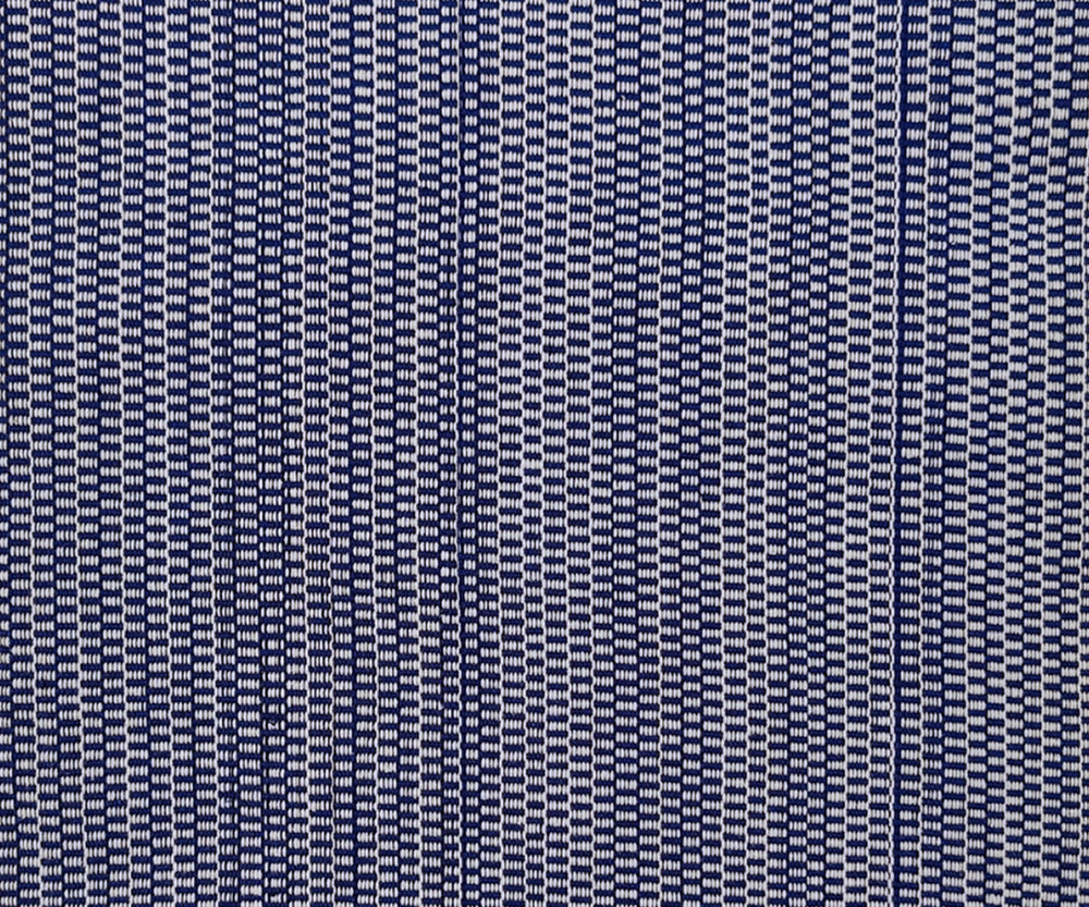 Gewebte Decke TWO IS ONE (dunkelblau, beige)