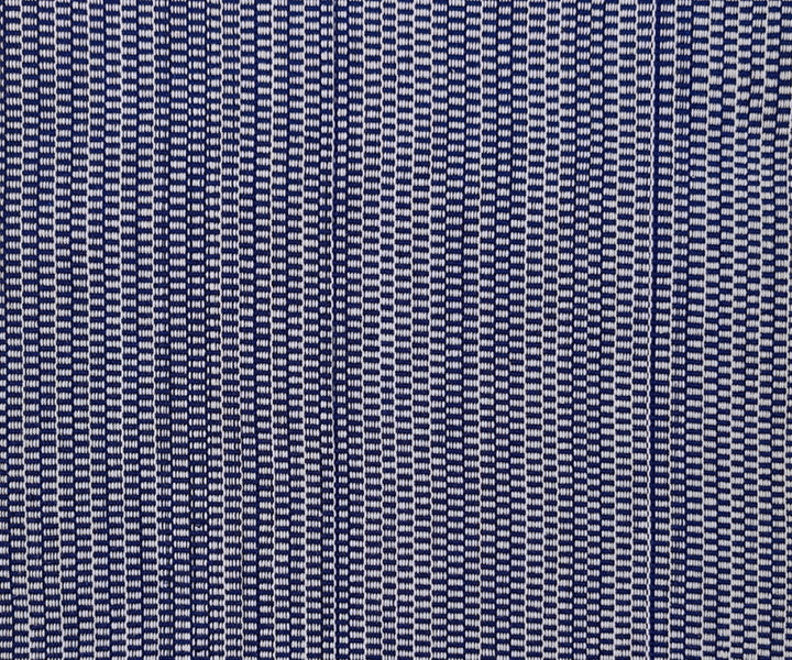 Gewebte Decke TWO IS ONE (dunkelblau, beige)