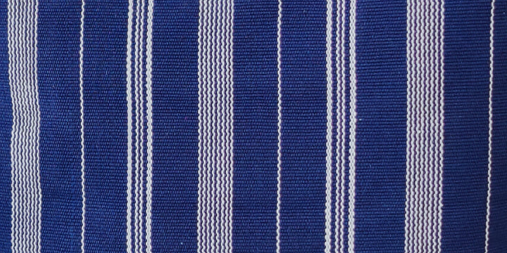 Gewebtes Kissen TSIAME (royalblau, beige)