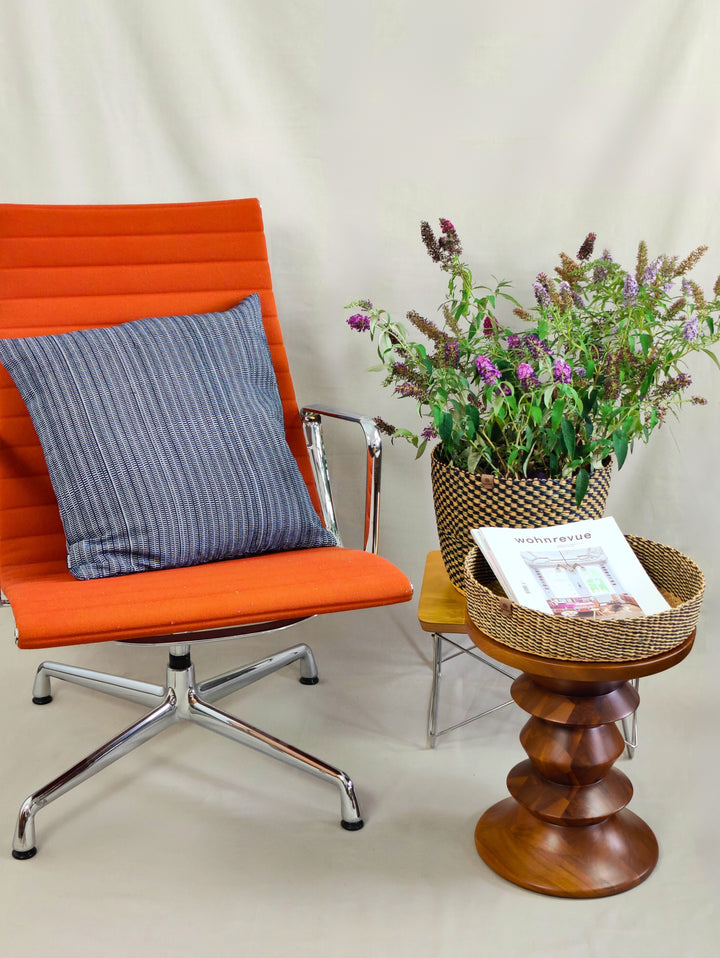 Korb Venyo niedrig (blau, natur)