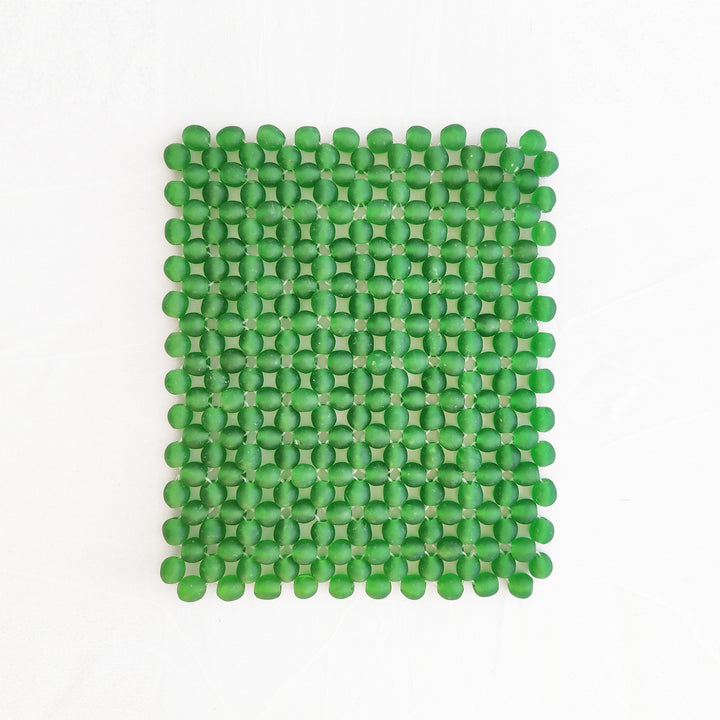 Table Mat Glass Nunana (forest green)