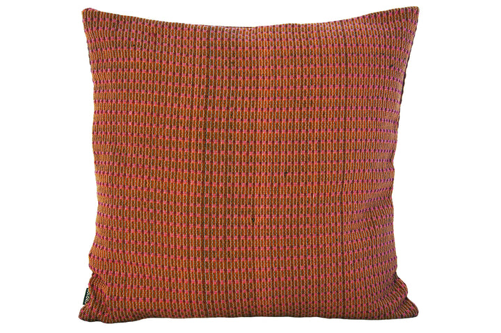 Woven cushion ABILITY (orange, rose, wine red Mix)