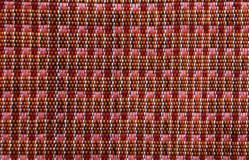 Woven cushion ABILITY (orange, rose, wine red Mix)