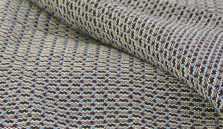 Woven cushion ABILITY (beige, brown, light blue)