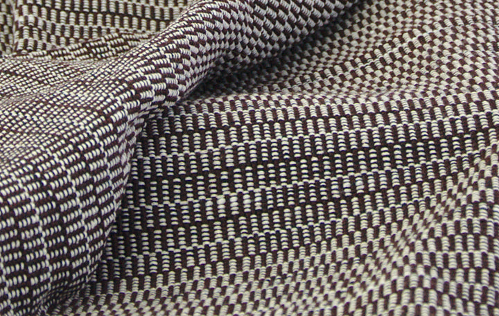 Woven cushion TWO IS ONE (brown, beige)