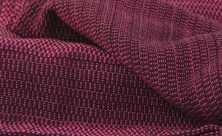 Woven cushion TWO IS ONE (wine red, pink)