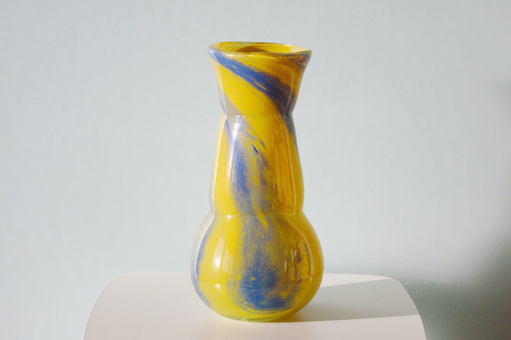 Vase Glory (yellow, blue)