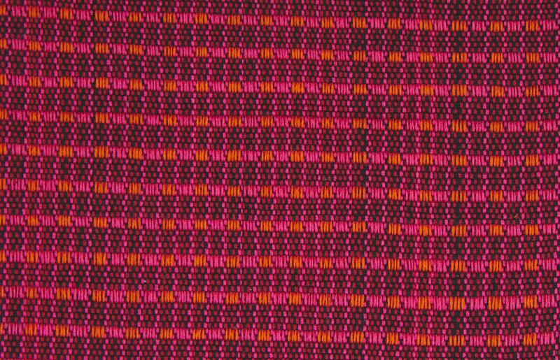 Woven cushion ABILITY (red, pink, orange)