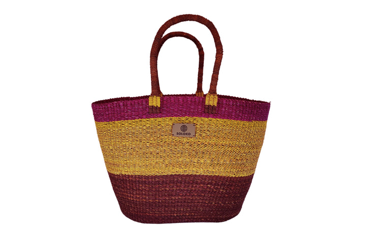 Basket bag Delali (pink, radiant yellow, amberglow)