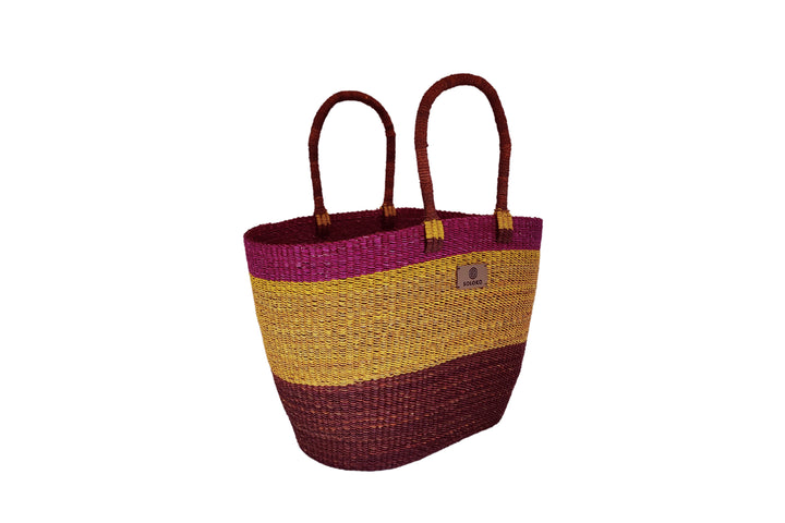 Basket bag Delali (pink, radiant yellow, amberglow)