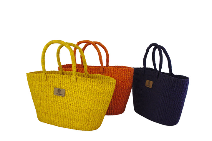 Basket bag Delalili (yellow)