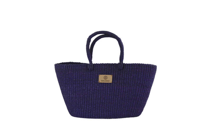 Basket bag Delalili (dark blue)