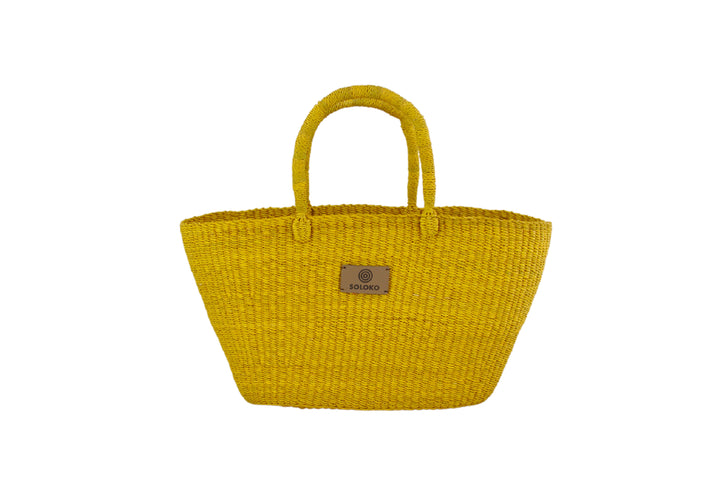 Basket bag Delalili (yellow)