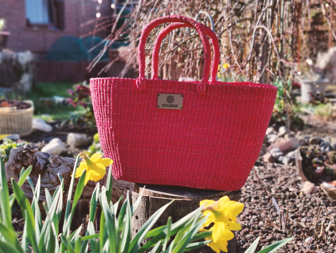 Basket bag Delalili (pink)