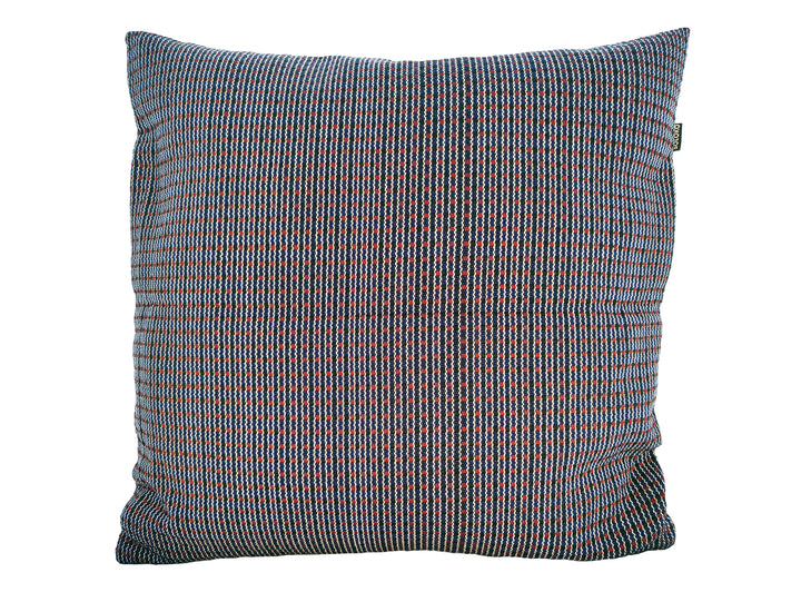 Woven cushion ABILITY (wine red, black, dark blue)