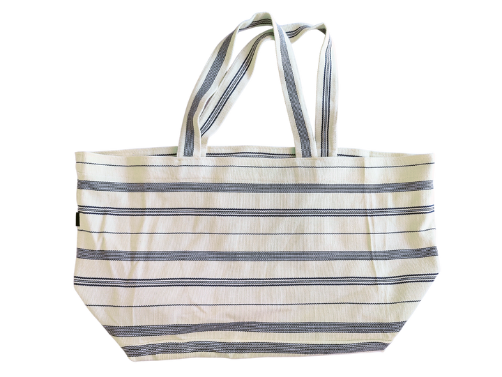 Tote Bag Baumwolle TSIAME (beige / royalblau)