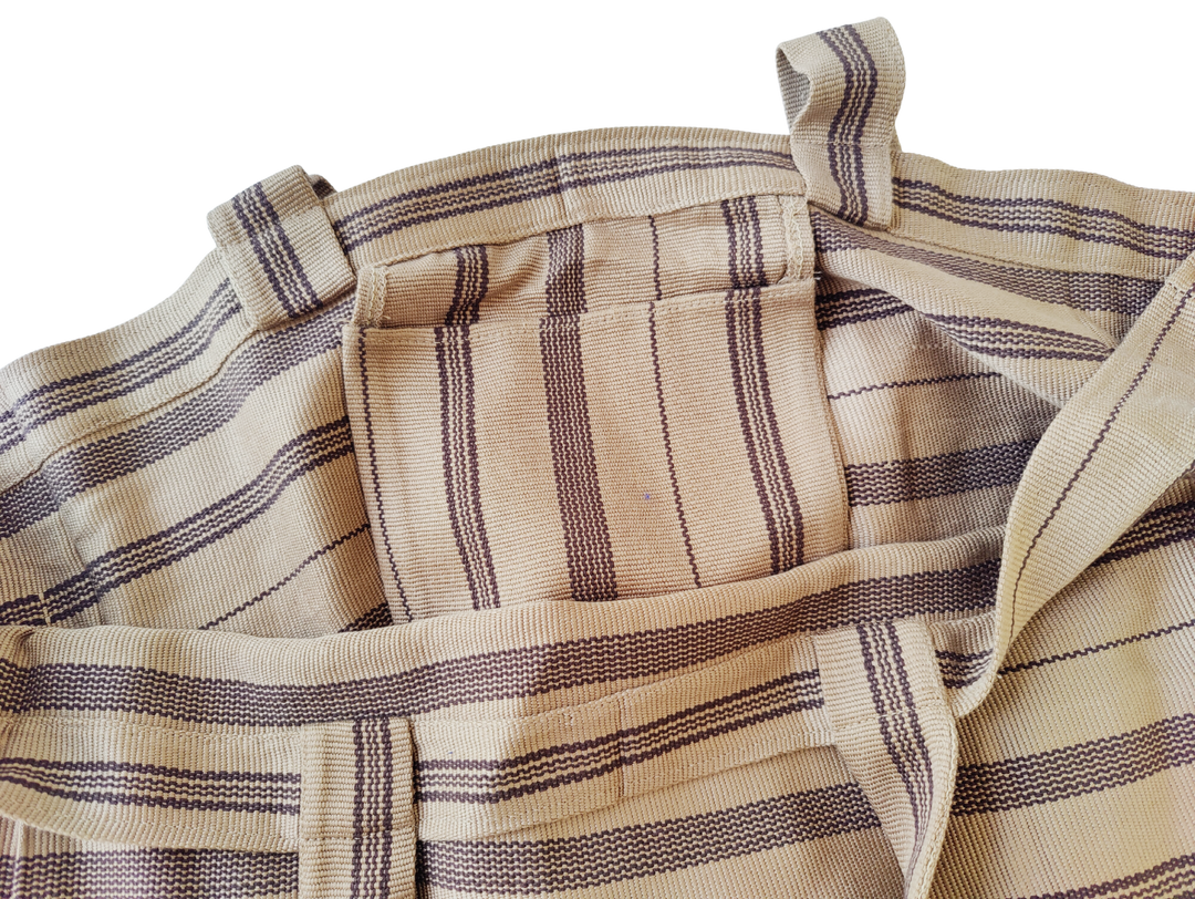 Tote Bag Baumwolle TSIAME (hellbraun / coffee braun)